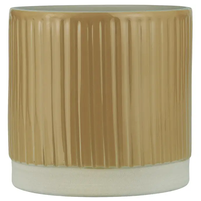 Ib Laursen / Obal na květiny Mustard Ø 14cm
