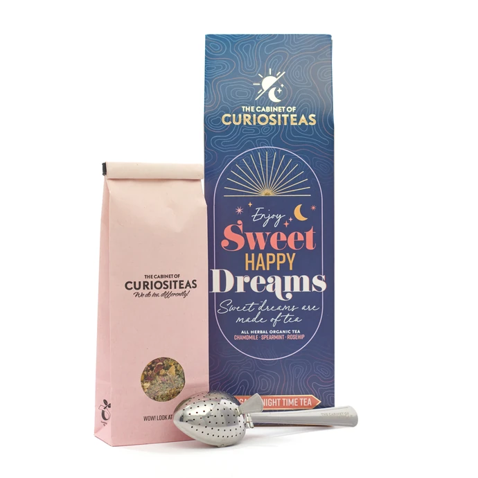 The Cabinet of CURIOSITEAS / Organický bylinný čaj Sweet Happy Dreams 75g + sítko