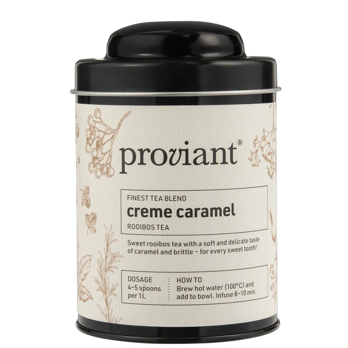 Proviant / Čaj rooibos v dóze Creme Caramel 100 g