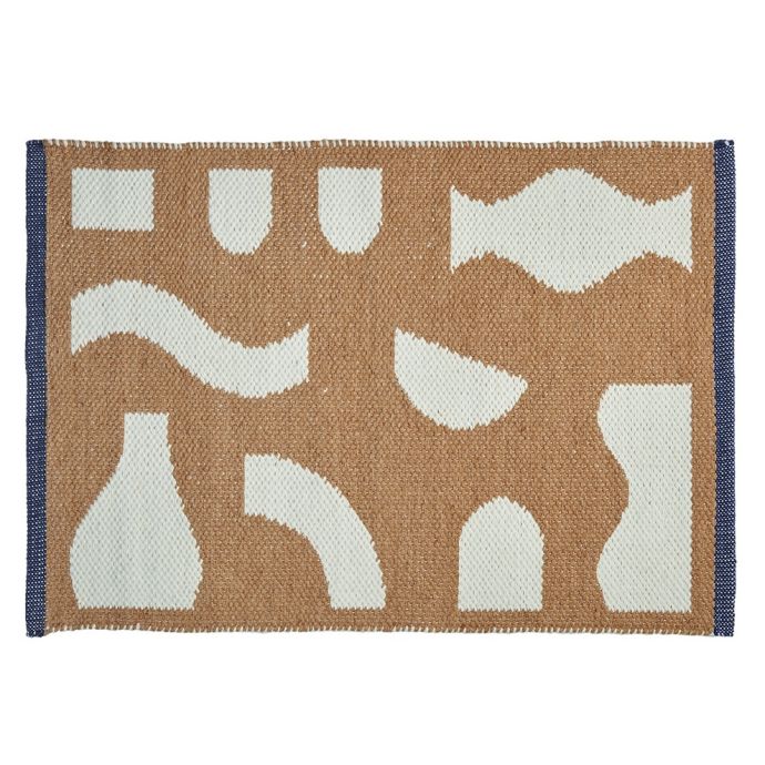 Broste / Textilní rohožka Ceres Nut Brown 50x70cm