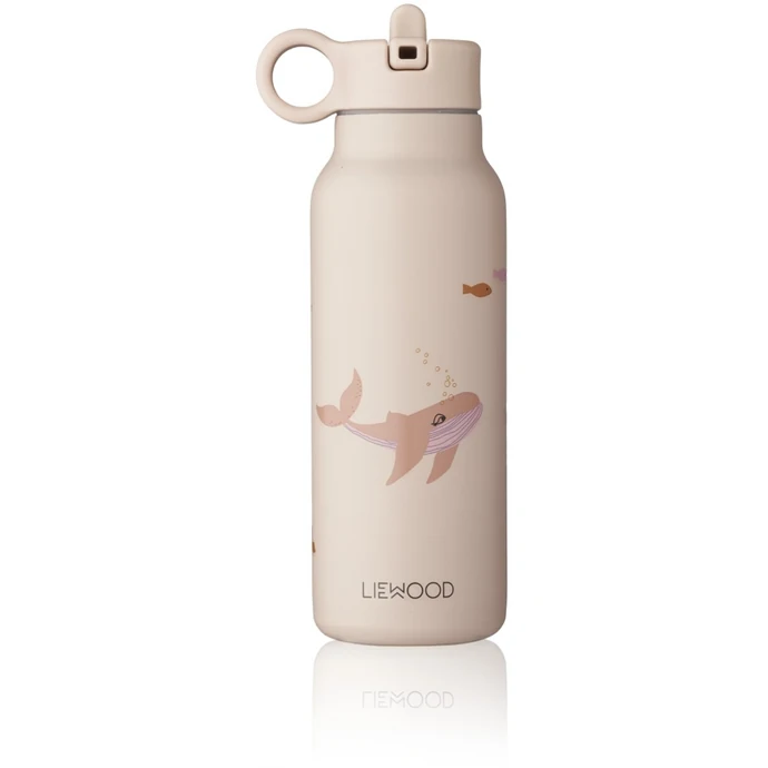 LIEWOOD / Detská termo fľaša Falk Sea Creature Rose Mix - 350ml