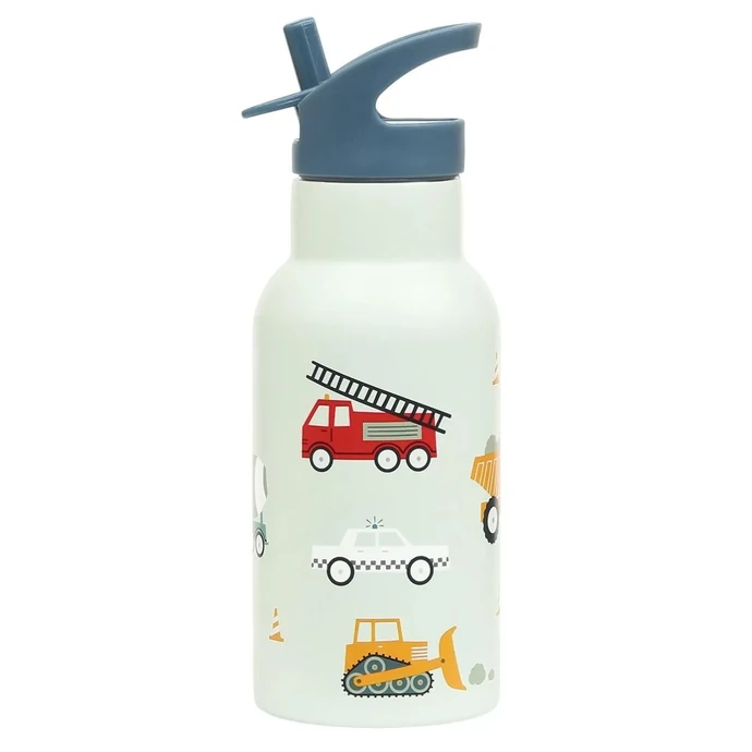 A Little Lovely Company / Dětská láhev z nerezové oceli Vehicles 350 ml