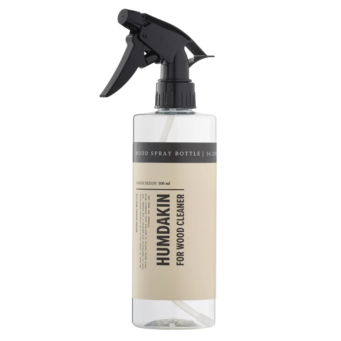 Humdakin / Plastová fľaša s rozprašovačom Wood Cleaner 500 ml