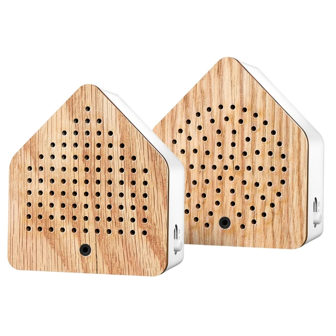 RELAXOUND / Relaxačná zvuková dekorácia Zirpybox Oak Wood – set 2 ks