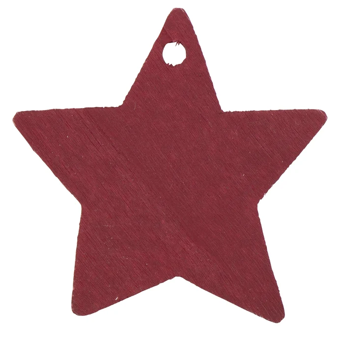 IB LAURSEN / Dekorativní hvězdička - červená
