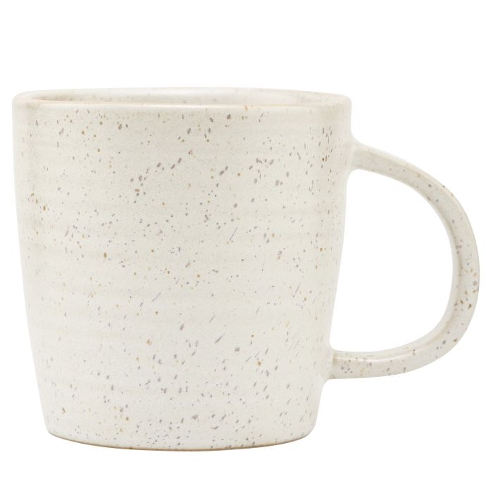 House Doctor / Porcelánový hrneček Pion Grey/White 350 ml