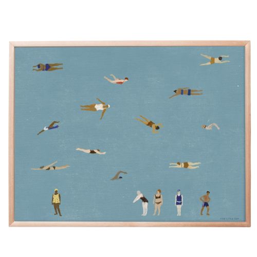 Fine Little Day / Plagát Swimmers 40x50 cm