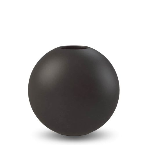 COOEE Design / Guľatá váza Ball Black 8 cm