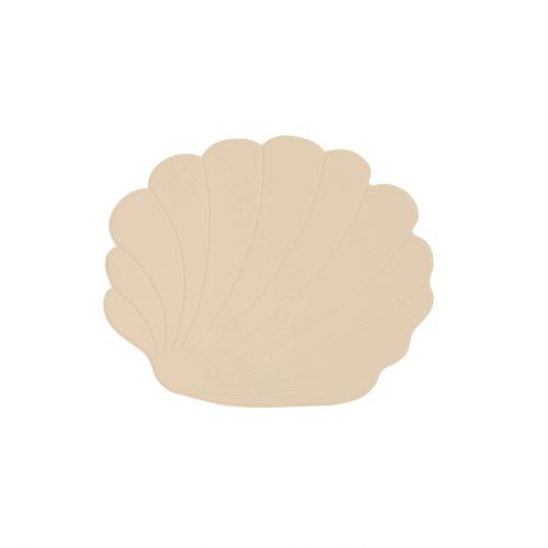 OYOY / Silikónové prestieranie Seashell Vanilla