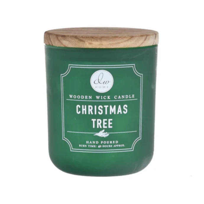 dw HOME / Vonná sviečka v skle Christmas Tree / wooden wick 326 g