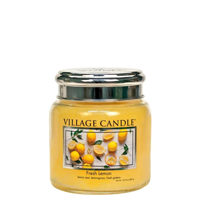 VILLAGE CANDLE / Sviečka Village Candle - Fresh Lemon 389g