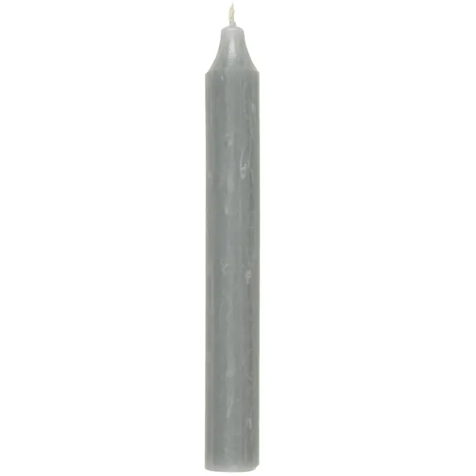 IB LAURSEN / Vysoká svíčka Rustic Light Grey 18 cm