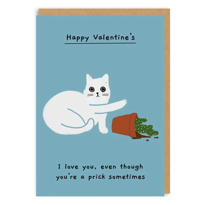 Ohh Deer / Valentýnské přání I love you even though you're a prick sometimes