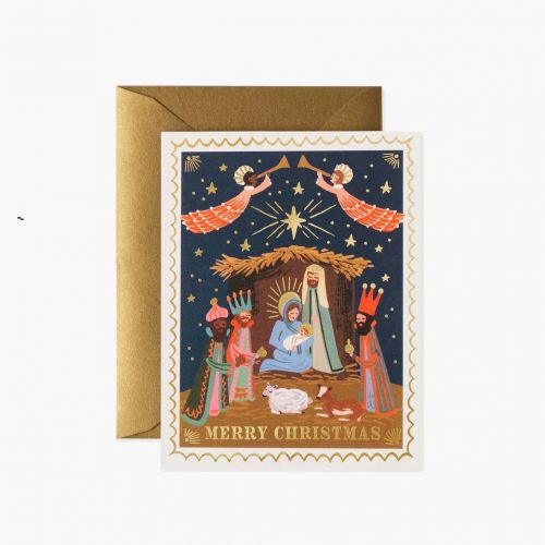 Rifle Paper Co. / Vianočná pohľadnica Christmas Nativity