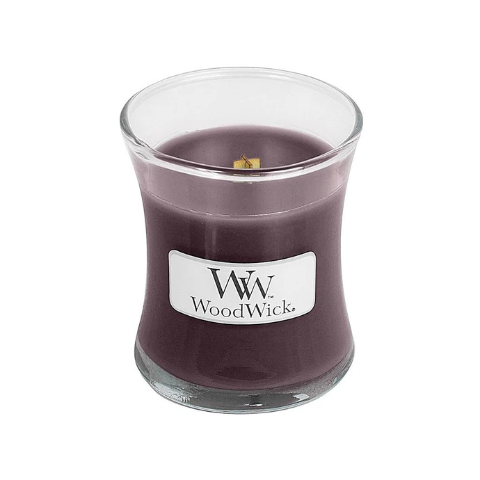 WoodWick / Vonná svíčka WoodWick - Black Plum Cognac 85 g