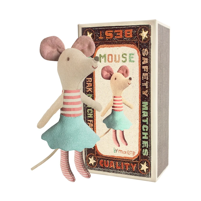 Maileg / Myška v krabičke 15 cm