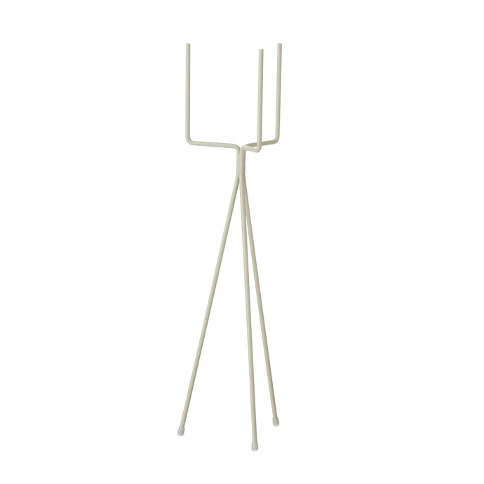 Ferm Living / Kovový stojan na květník Grey - menší