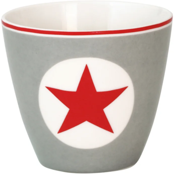 GREEN GATE / Latte cup Big star red