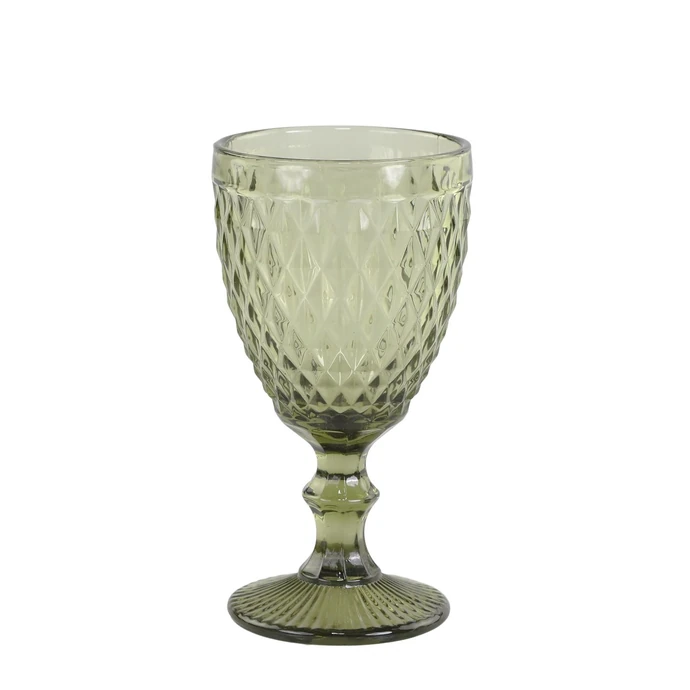 Chic Antique / Pohár na víno Saint Émilion Green 310 ml