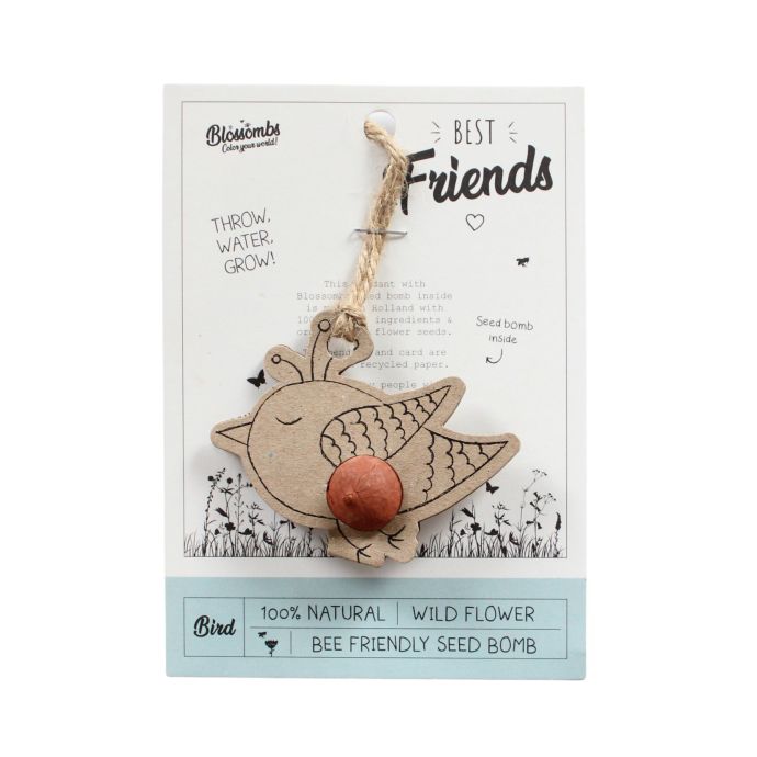 Blossombs / Semienka divokých kvetov Bird / Best Friends + pohľadnica