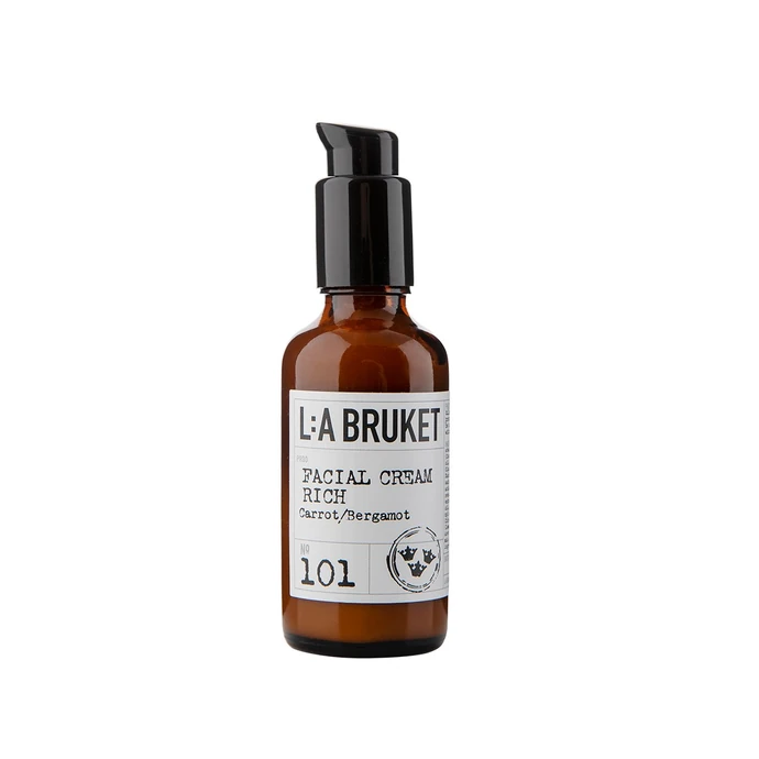 L:A BRUKET / Vyživující pleťový krém Carrot/ Bergamot 50ml