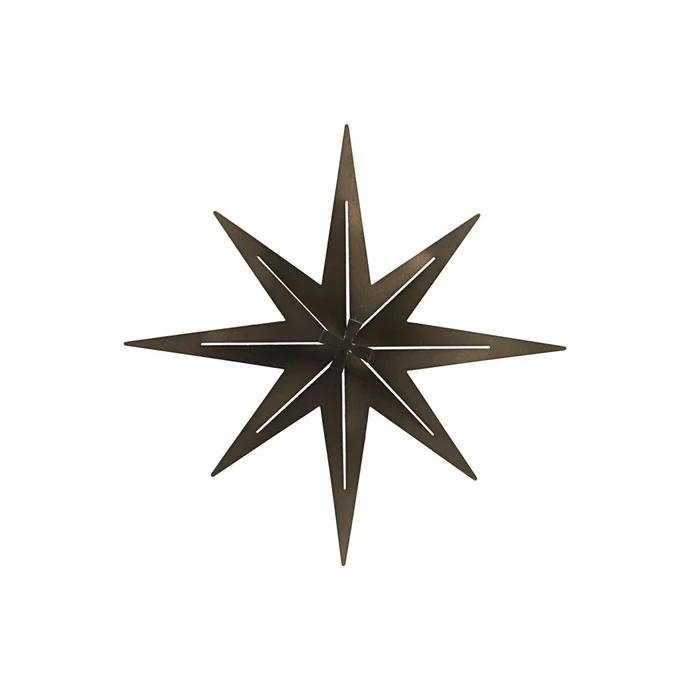 House Doctor / Kovová hvězda Gunmetal 24,5 cm