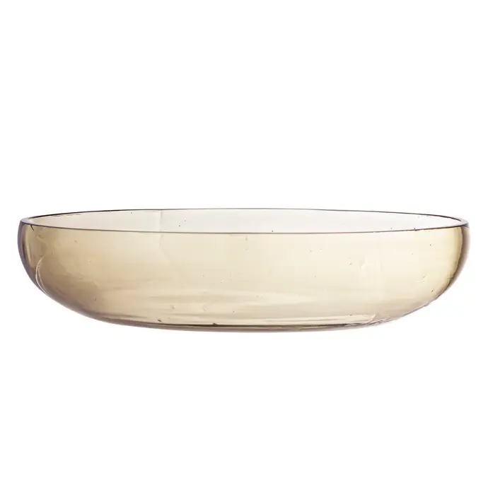 Bloomingville / Sklenená misa Casie Glass Brown ⌀ 21cm
