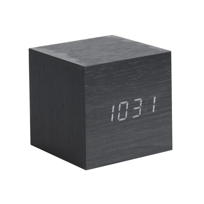Karlsson / Designový budík Mini Cube Black