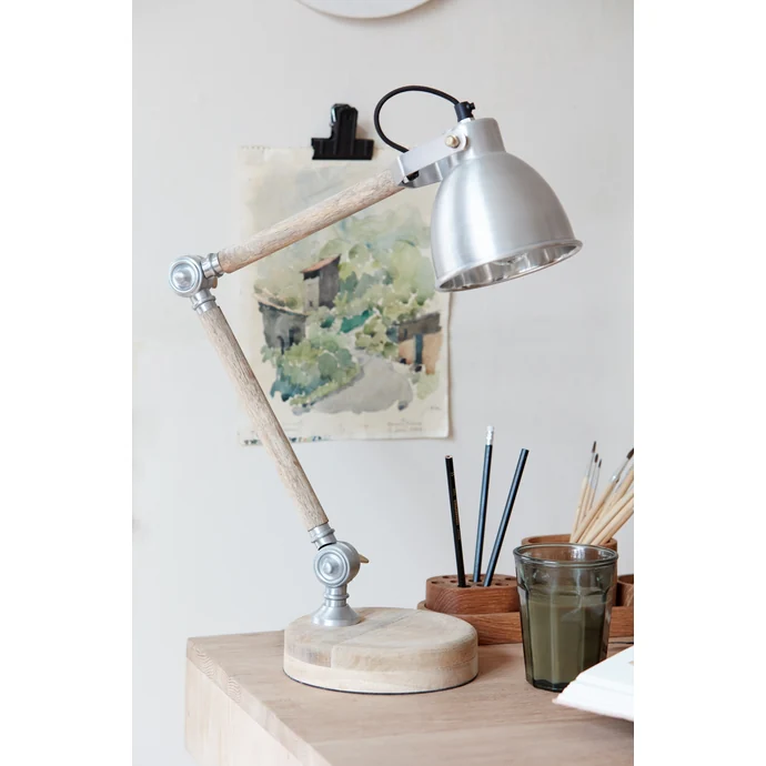 Hübsch / Stolná lampa Wood/iron