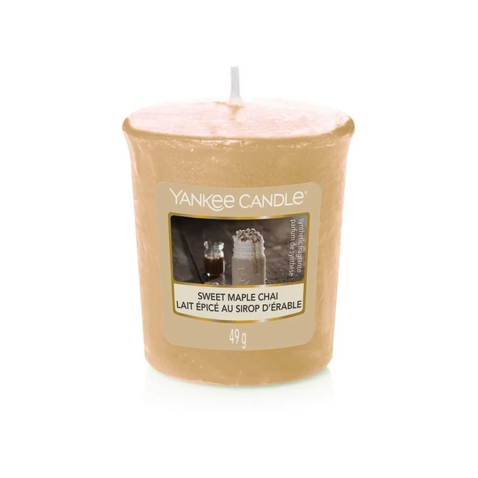 Yankee Candle / Votívna sviečka Yankee Candle - Sweet Maple Chai