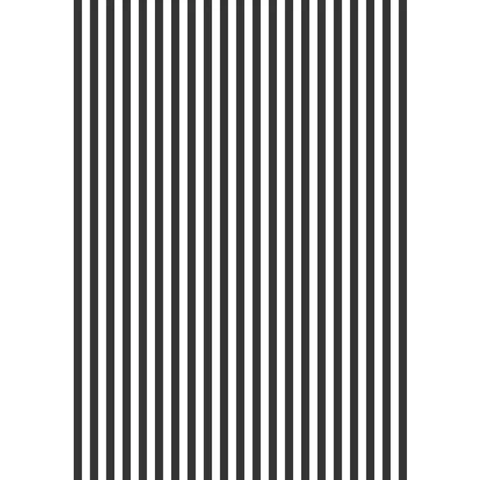 IB LAURSEN / Baliaci papier Black stripes 10 m