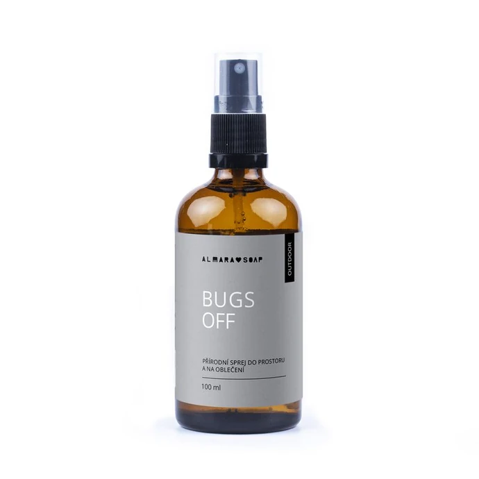 Almara Soap / Prírodný interiérový sprej BUGS OFF 100 ml