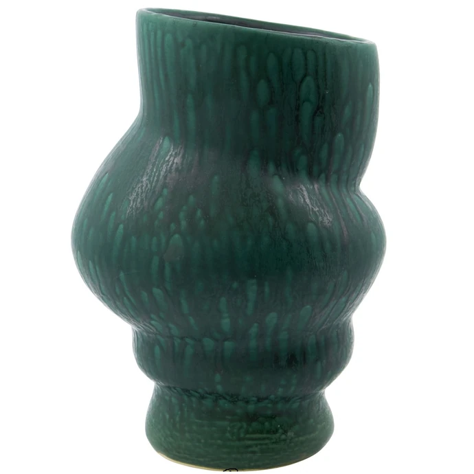House Doctor / Keramická váza Disc Green