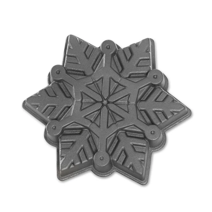 Nordic Ware / Hliníková forma Frozen Snowflake Silver
