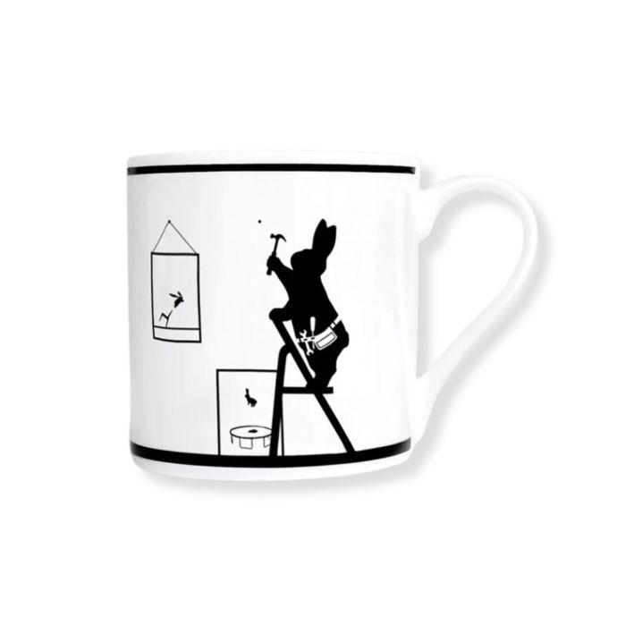 HAM / Porcelánový hrnček DIY Rabbit 300 ml