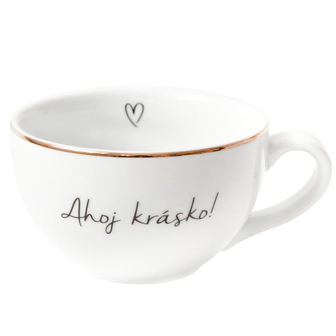 Bella Rose / Porcelánový hrnek Ahoj krásko 300 ml