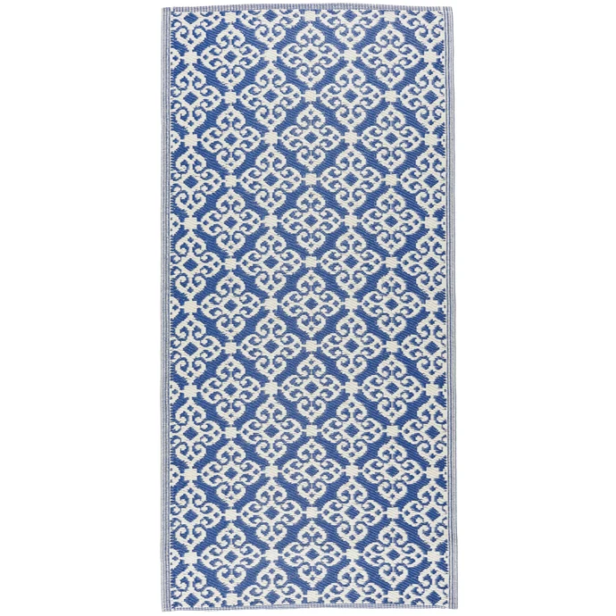 IB LAURSEN / Plastový koberec Recykled Blue 90x180