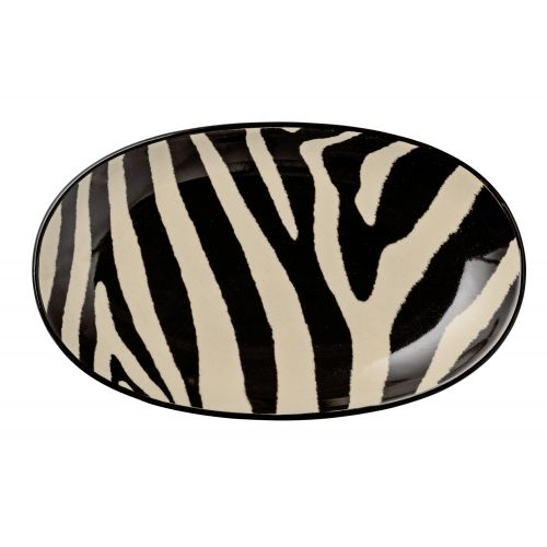  / Oválný talířek Zebra 21,5 cm