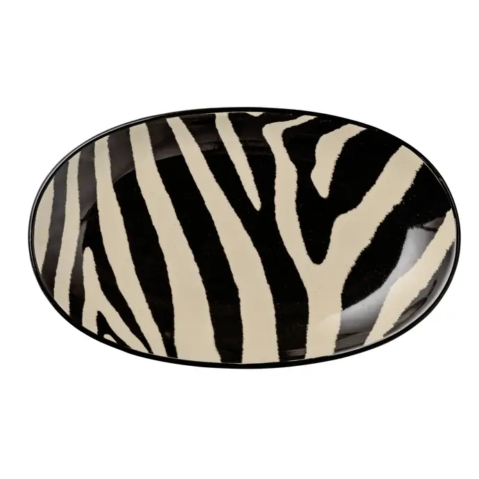  / Oválny tanierik Zebra 21,5 cm