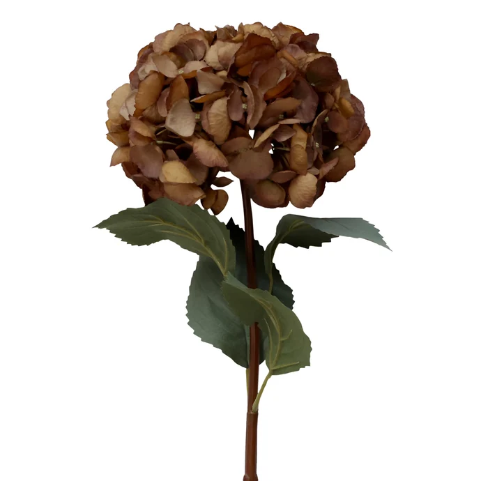 Chic Antique / Dekoratívny umelý kvet Hydrangeas Mocca 80 cm