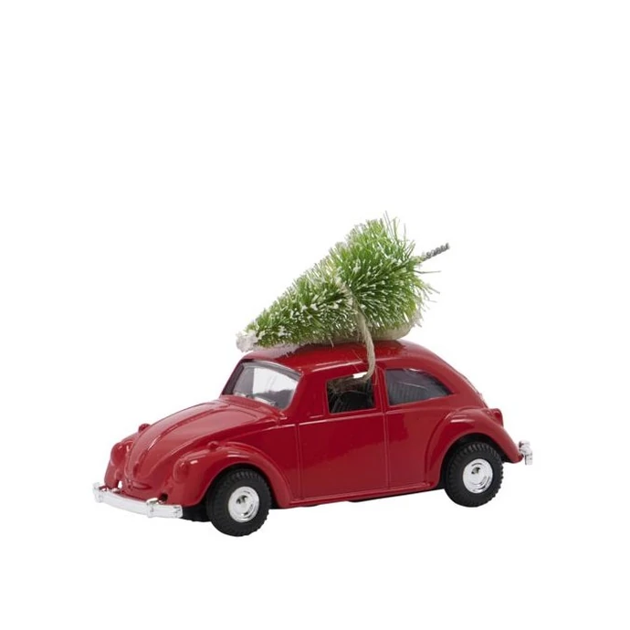 House Doctor / Vianočné autíčko Mini Xmas Car Red