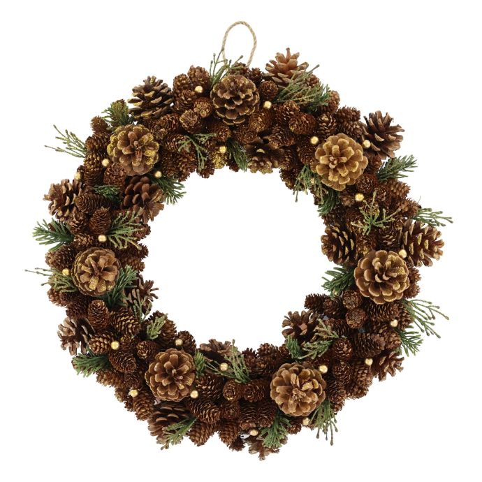 Chic Antique / Umelý dekoratívny veniec Glitter 48 cm