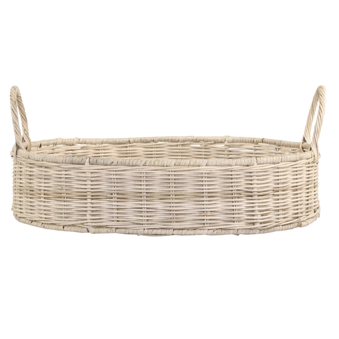 Chic Antique / Ratanový podnos Wicker Tray 40 cm