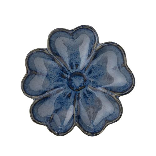 Bloomingville / Dekoratívna tácka Biddi Blue Stoneware 10,5 cm