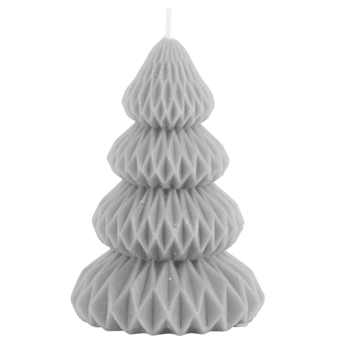 Ib Laursen / Svíčka Christmas Tree Grey