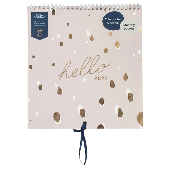 Busy B / Rodinný nástenný kalendár Lilac Spot 2021