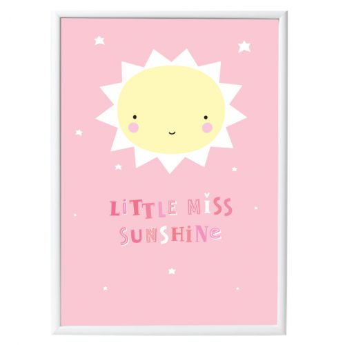 A Little Lovely Company / Dětský plakát Miss Sunshine 50x70 cm