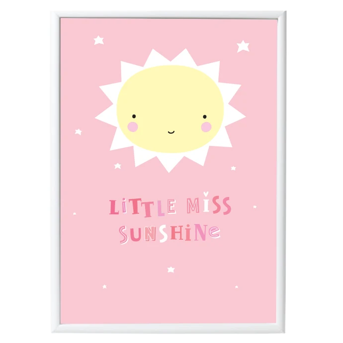 A Little Lovely Company / Detský plagát Miss Sunshine 50x70 cm