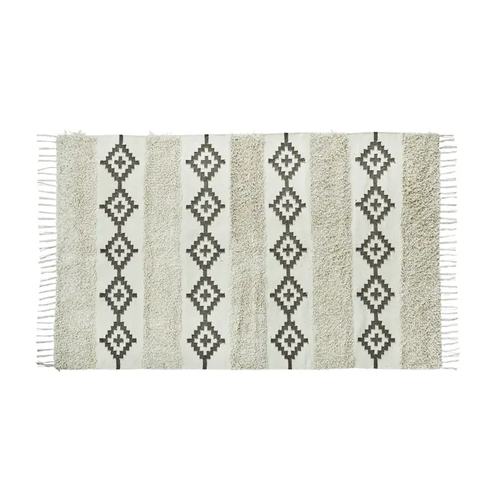 MADAM STOLTZ / Bavlnený koberec Fringes 120x180