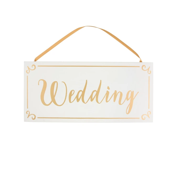 sass & belle / Dřevěná dekorativní cedule Wedding